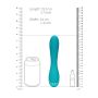 Smooth Silicone G-Spot Vibrator - Teal Blue - 10