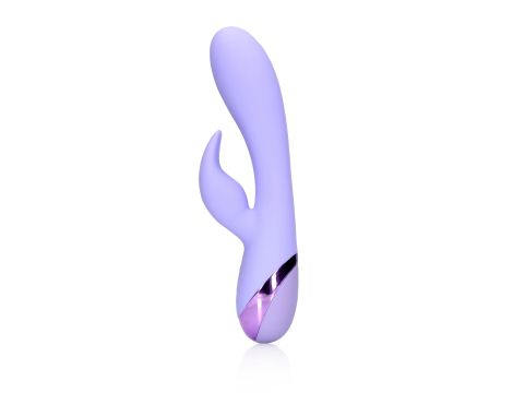 Smooth Silicone Rabbit Vibrator - Digital Lavender - 4