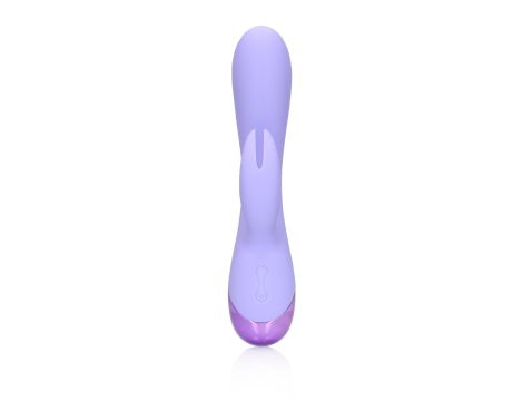 Smooth Silicone Rabbit Vibrator - Digital Lavender - 5