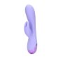 Smooth Silicone Rabbit Vibrator - Digital Lavender - 2