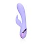 Smooth Silicone Rabbit Vibrator - Digital Lavender - 5