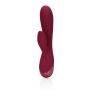 Smooth Silicone Rabbit Vibrator - Dark Cherry - 2