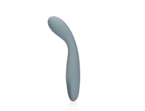 Ultra Soft Silicone G-Spot Vibrator - Basalt Grey - 2