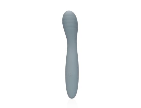 Ultra Soft Silicone G-Spot Vibrator - Basalt Grey - 3