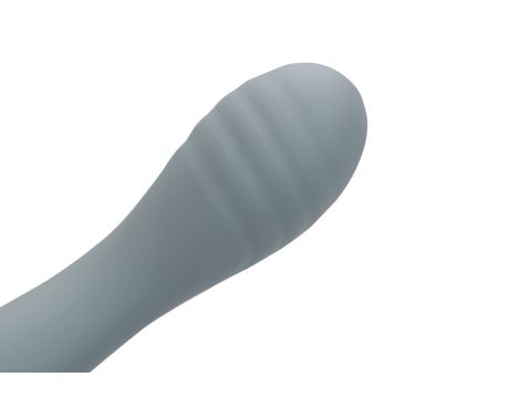 Ultra Soft Silicone G-Spot Vibrator - Basalt Grey - 5