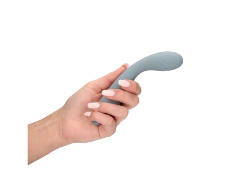 Ultra Soft Silicone G-Spot Vibrator - Basalt Grey - 6