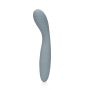 Ultra Soft Silicone G-Spot Vibrator - Basalt Grey - 2