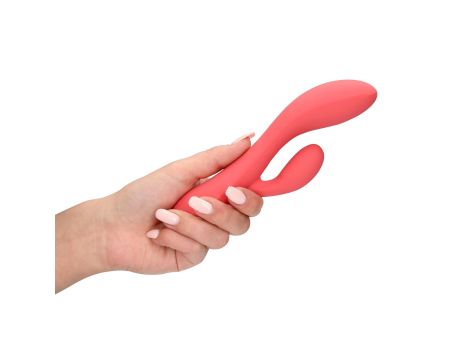 Smooth Ultra Soft Silicone Rabbit Vibrator - Astro Dust - 4