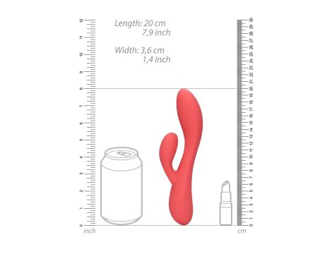 Smooth Ultra Soft Silicone Rabbit Vibrator - Astro Dust - 9