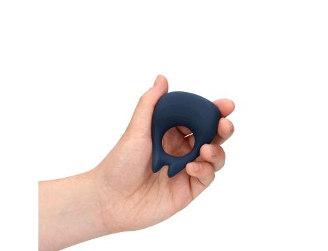 Pointed Vibrating Cock Ring - Baltic Blue - 6