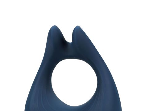 Pointed Vibrating Cock Ring - Baltic Blue - 7