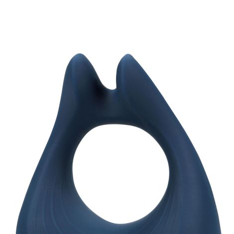 Pointed Vibrating Cock Ring - Baltic Blue - 7