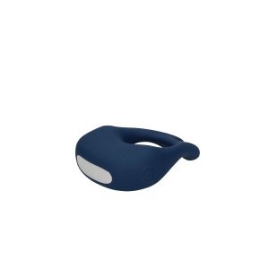 Pointed Vibrating Cock Ring - Baltic Blue - image 2