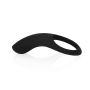 Pointed Vibrating Cock Ring - Licorice Black - 3