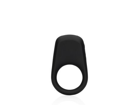 Vibrating Cock Ring - Licorice Black