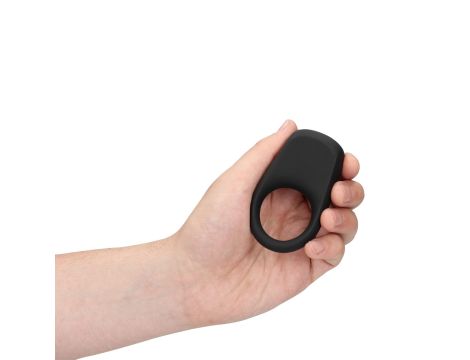 Vibrating Cock Ring - Licorice Black - 7