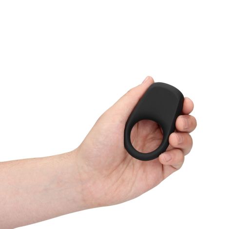 Vibrating Cock Ring - Licorice Black - 7