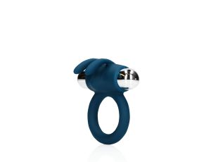 Vibrating Rabbit Cock Ring - Baltic Blue - image 2