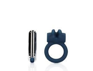 Vibrating Rabbit Cock Ring - Baltic Blue - image 2