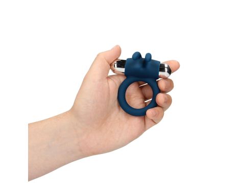 Vibrating Rabbit Cock Ring - Baltic Blue - 6