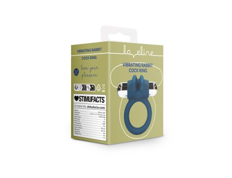 Vibrating Rabbit Cock Ring - Baltic Blue - 9