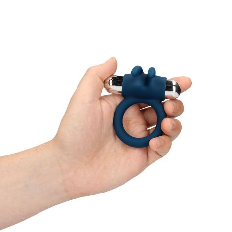 Vibrating Rabbit Cock Ring - Baltic Blue - 6