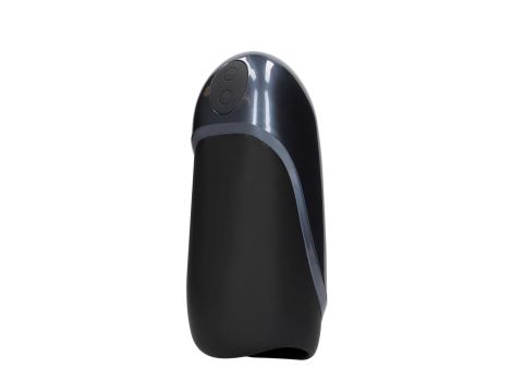 Vibrating Masturbator Sleeve - Licorice Black