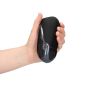 Vibrating Masturbator Sleeve - Licorice Black - 5