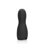 Vibrating Masturbator Sleeve - Licorice Black - 2