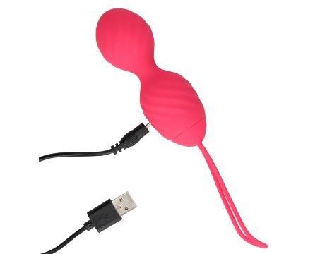 Vibrating Egg with Remote Control - Strawberry Red - 2