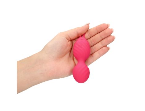 Vibrating Egg with Remote Control - Strawberry Red - 6