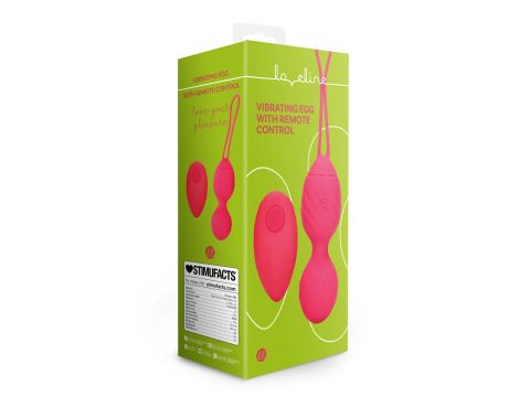 Vibrating Egg with Remote Control - Strawberry Red - 7