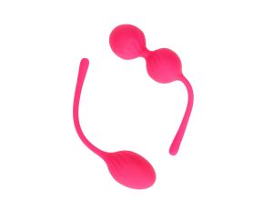 2 Piece Thumping Kegel Ball Set - Wild Strawberry