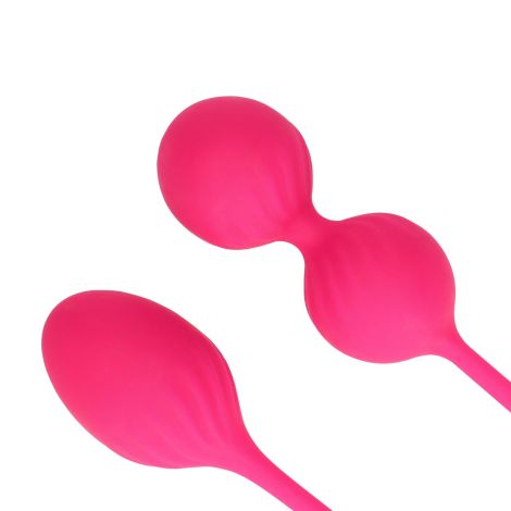 2 Piece Thumping Kegel Ball Set - Wild Strawberry - 5