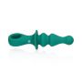 Pawn Shaped Anal Vibrator - Peacock Plume - 4