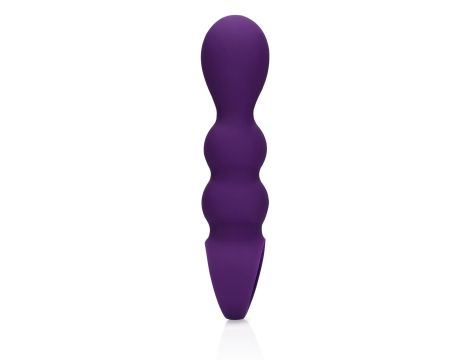 Teardrop Shaped Anal Vibrator - Clear Purple - 3