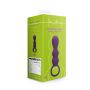 Teardrop Shaped Anal Vibrator - Clear Purple - 9