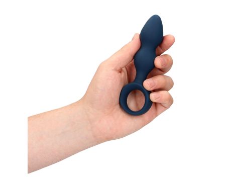 Teardrop Shaped Anal Plug - Small - Baltic Blue - 2