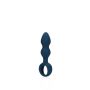 Teardrop Shaped Anal Plug - Small - Baltic Blue - 2