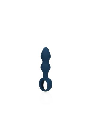 Teardrop Shaped Anal Plug - Small - Baltic Blue