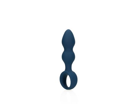 Teardrop Shaped Anal Plug - Medium - Baltic Blue - 6