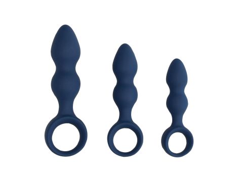 Teardrop Shaped Anal Plug - Medium - Baltic Blue - 9