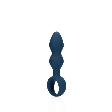 Teardrop Shaped Anal Plug - Medium - Baltic Blue - 6