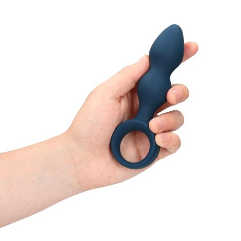 Teardrop Shaped Anal Plug - Medium - Baltic Blue - 8