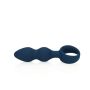 Teardrop Shaped Anal Plug - Medium - Baltic Blue - 6