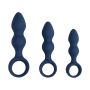 Teardrop Shaped Anal Plug - Medium - Baltic Blue - 10