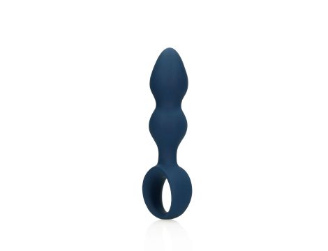 Teardrop Shaped Anal Plug - Large - Baltic Blue - 3