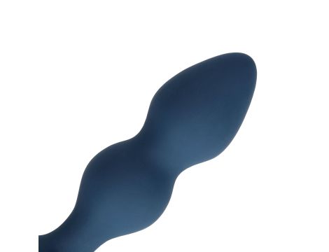 Teardrop Shaped Anal Plug - Large - Baltic Blue - 7