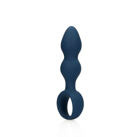 Teardrop Shaped Anal Plug - Large - Baltic Blue - 3