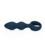 Teardrop Shaped Anal Plug - Large - Baltic Blue - 3